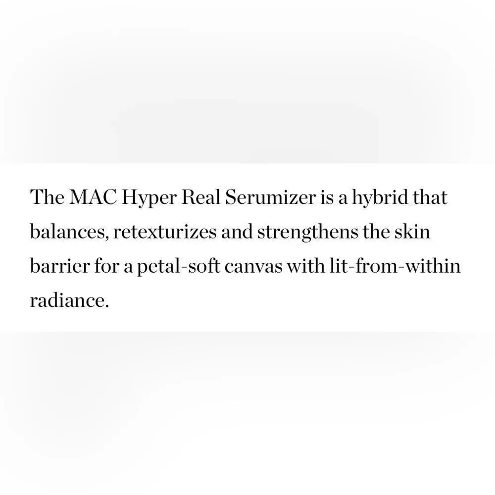 MAC Cosmetics Hyper Real Serumizer Skin Hydration Serum 2PK 💧 NEW